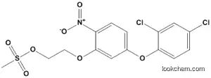 Molecular Structure of 61432-44-8 (Ethanol, 2-[5-(2,4-dichlorophenoxy)-2-nitrophenoxy]-, methanesulfonate(ester))